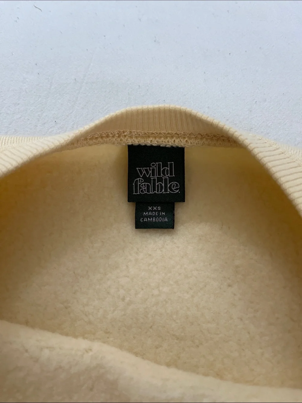 Light Yellow Papayas Sweatshirt - Picture 2 of 4